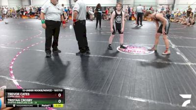 107/115 Round 2 - Trevor Cates, COFFEE FAFO vs Tristan Crosby, Spartan Wrestling Club