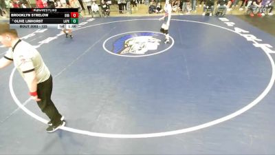 125 lbs Cons. Semi - Olive Linhorst, Unattached vs Brooklyn Strelow, Unattached