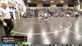 132 lbs 3rd Place Match - William Walton, Elmira/Crow vs Bradley Rieger, Tillamook