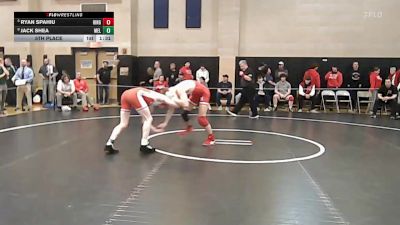 132 lbs 5th Place - Ryan Spahiu, Hingham vs Jack Shea, Melrose