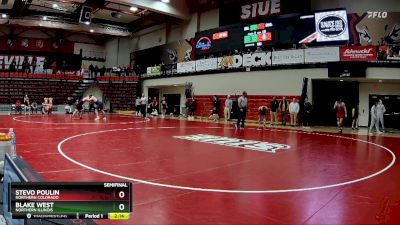 125 lbs Semifinal - Stevo Poulin, Northern Colorado vs Blake West, Northern Illinois