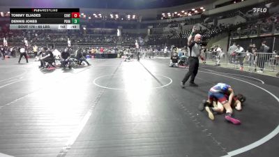65 lbs Consi Of 16 #2 - Tommy Eliades, Central Youth Wrestling vs Dennis Jones, Pohatcong