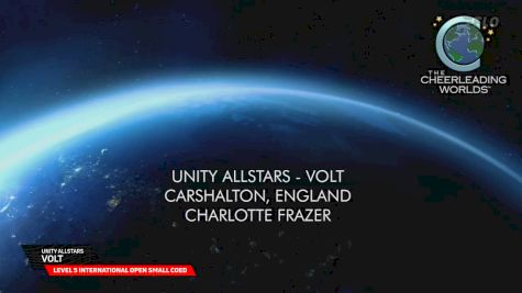 Unity Allstars - Volt [2026 L5 International Open Small Coed Finals] 2026 The Cheerleading Worlds