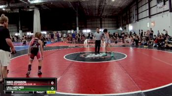 75 lbs Finals (4 Team) - Niko Johnson, CAPITAL CITY WRESTLING CLUB vs Lilli Holmes, 84 ATHLETES