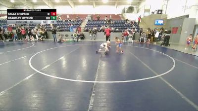 50 lbs Semifinal - Kalea Shepard, Falcon Wrestling Club vs Brantley Hetrick, Grantsville Wrestling Club