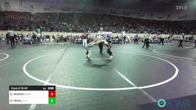 61 lbs Consi Of 16 #2 - Dax Walden, Morrison Takedown Club vs Noah Miller, Clinton Youth Wrestling