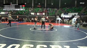 1-5A 126 1st Place Match - Ashlyn Coleman, Weaver vs Morgan Baskins, Alexandria HS