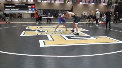 190 lbs Cons. Round 2 - Liam Pigott, Iowa vs Kamdyn Kraklio, Hawkeye Wrestling Academy