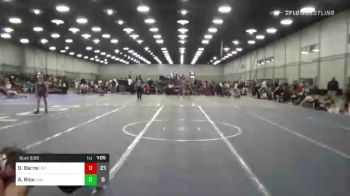 80 lbs Semifinal - Drew Barns, Untouchables 12U vs Avery Rios, LWA 12U