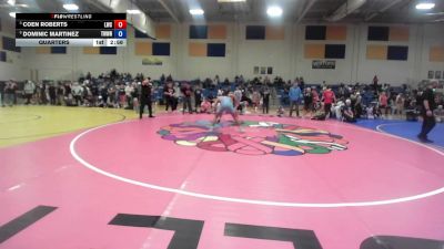 165 lbs Quarters - Coen Roberts, Lewiston Wrestling Club vs Dominic Martinez, TW Wrestling
