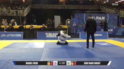 Jenny Marie Wright vs Maribel Freire 2026 Pan Jiu Jitsu IBJJF Championship