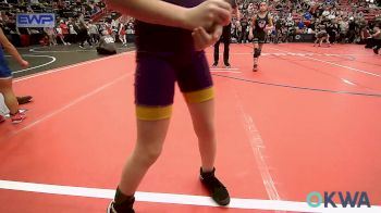 52-57 lbs Semifinal - Melissavette Alba, SARfit vs Delaney Pritchard, Bristow Wrestling