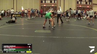 145 lbs Quarterfinal - Noah Fontana, Orchard South vs Justin Coiteux, Funky Panda