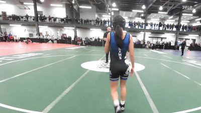 94 lbs Round Of 16 - Kassidy Benedetto, Chautauqua Lake vs Iliana Barrientos, Port Chester