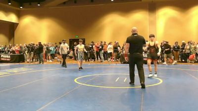 132 lbs Cons. Sub-rd Of 16 - Gryphon Foster, Titletown Fight Club vs Riley Miner, Burrillville Lightning Wrestling Club