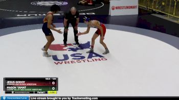 120 lbs Cons. Round 3 - Jesus Godoy, Atwater High School Wrestling vs Mason Yamat, Castro Valley HIgh School Wrestling