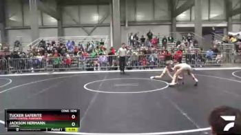100 lbs Cons. Semi - Jackson Hermann, Carroll vs Tucker Saferite, South Central Punishers