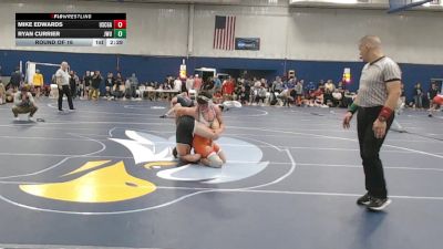 149 lbs Round Of 16 - Mike Edwards, Coast Guard vs Ryan Currier, Johnson & Wales