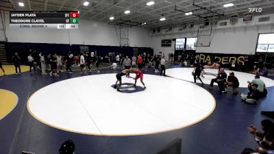 144 lbs Cons. Round 4 - Jayden Plata, Downey High School vs Theodore Clavel, Grand Terrace