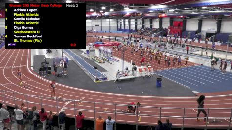 Women's 200m, Finals 1