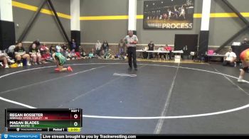 130 lbs Round 2 (6 Team) - Regan Rosseter, Nebraska Vipers Scarlet vs Magan Blades, Braided Brutes