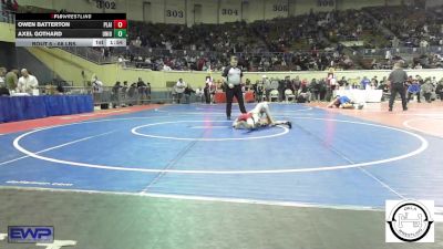 68 lbs Round Of 32 - Owen Batterton, Plainview JH vs Axel Gothard, Union JH