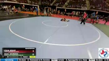 75 lbs Quarterfinal - Izaac Aguinaga, Dumas Youth Wrestling Club. Inc. vs Colin Jessup, Texas Takedown Academy