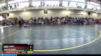 45 lbs Cons. Round 1 - Marcus Banks, Vincennes Grapplers Wrestling Club vs Crew Corpe, Indiana