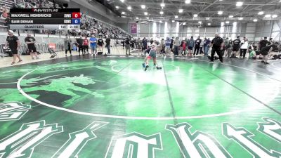 144 lbs Quarters - Maxwell Hendricks, Snoqualmie Valley Wrestling Club vs Sam DeHan, Reality Sports Wrestling Club