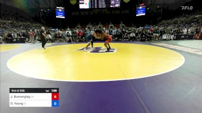 165 lbs Rnd Of 256 - Junior Bumanglag, CA vs Donell Young, CT