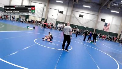 111-122 lbs Quarterfinal - Zoe Gabel, Pikes Peak Warriors Wrestling vs Danika Corbin, Fairbury