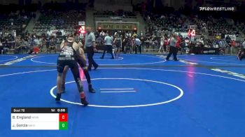 110 lbs Consolation - Braxton England, Henryetta Knights WC vs Jordan Garcia, NM Gold