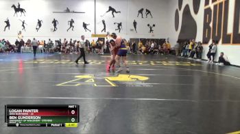 285 lbs Round 2 (10 Team) - Logan Painter, Ohio Northern vs Ben Gunderson, University Of Wisconsin - Stevens Point