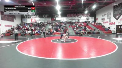 132 lbs 1st Place Match - Santos Suarez, Wendell vs Joel Knapp, Hagerman