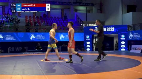 61 kg 1/4 Final - Rin Sakamoto, Japan vs Besir Alili, North Macedonia