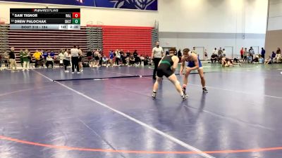 184 lbs Cons. Round 3 - Sam Tignor, Washington & Lee vs Drew Palochak, Slippery Rock Club Team