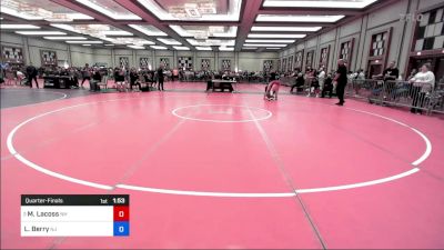 136 lbs Quarterfinal - MacKenzie Lacoss, Nh vs Lamiah Berry, Nj