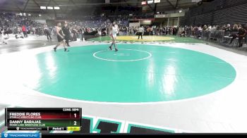 79 lbs Cons. Semi - Freddie Flores, Othello Wrestling Club vs Danny Barajas, Moses Lake Wrestling Club