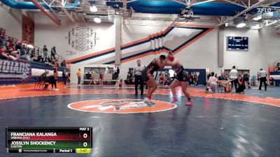 190 lbs Quarterfinal - Josslyn Shockency, Canton vs Franciana Kalanga, Urbana (H.S.)