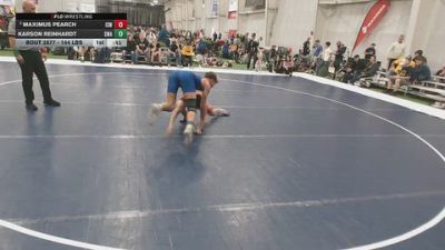 144 lbs Cons. Sub-rd Of 32 - Karson Reinhardt, Sebolt Wrestling Academy vs Maximus Pearch, Izzy Style Wrestling