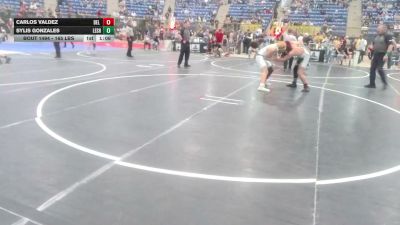 165 lbs Quarterfinal - Carlos Valdez, Del Norte vs Sylis Gonzales, Lesher Middle School
