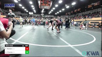 160 lbs Semifinal - Tyler Walden, Elgin Wrestling vs Hunter Chaney, Tuttle Wrestling