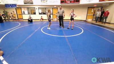 74 lbs Rr Rnd 1 - Willow Anno, Locust Grove Youth Wrestling vs Sophia Robinson, Miami