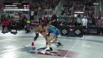 62 lbs Quarters - Marilyn Garcia, Beat The Streets Los Angeles/ Titan Mercury Wrestling Club (TMWC) vs SaVannah Cosme, Atreus Wrestling Club