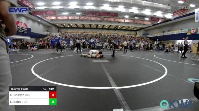 132 lbs Quarterfinal - Darian Chavez, Standfast OKC vs Landon Boles, Standfast OKC