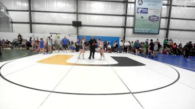 50 lbs Semifinal - Khiry Reese, NC United - W vs Madison Barrett, MGW Death By Chocolate - W