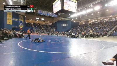 106 lbs 7th Place Match - Stephen Bagocius, Camden Catholic vs Charles Cooper, Loyola Blakefield