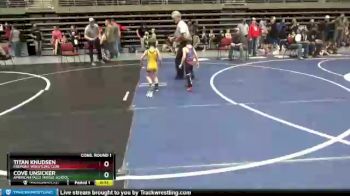 39 lbs Cons. Round 1 - Cove Unsicker, American Falls Middle School vs Titan Knudsen, Fremont Wrestling Club