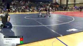 105 lbs Prelims - Lane Wentworth, The Grind Wrestling Club vs Lane Martin, Guerrilla Wrestling Academy