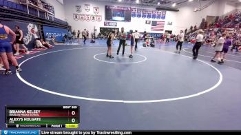 92-94 lbs Semifinal - Alexys Holgate, CCA vs Brianna Kelsey, Douglas Middle School